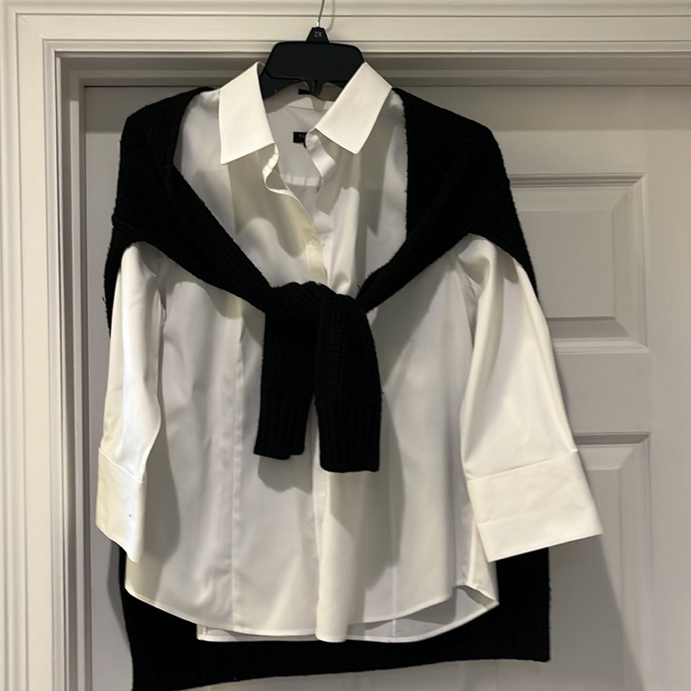 Meadow lane wrap around sweater